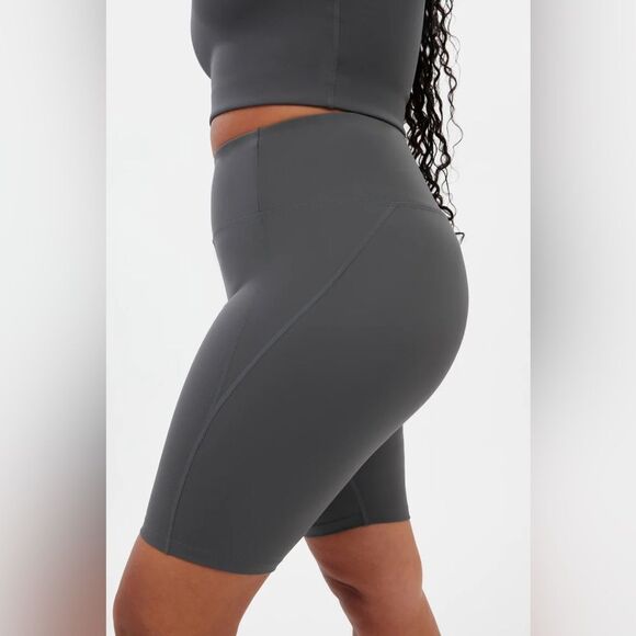 Girlfriend Collective Moon High-Rise Bike Short Small - Picture 3 of 16